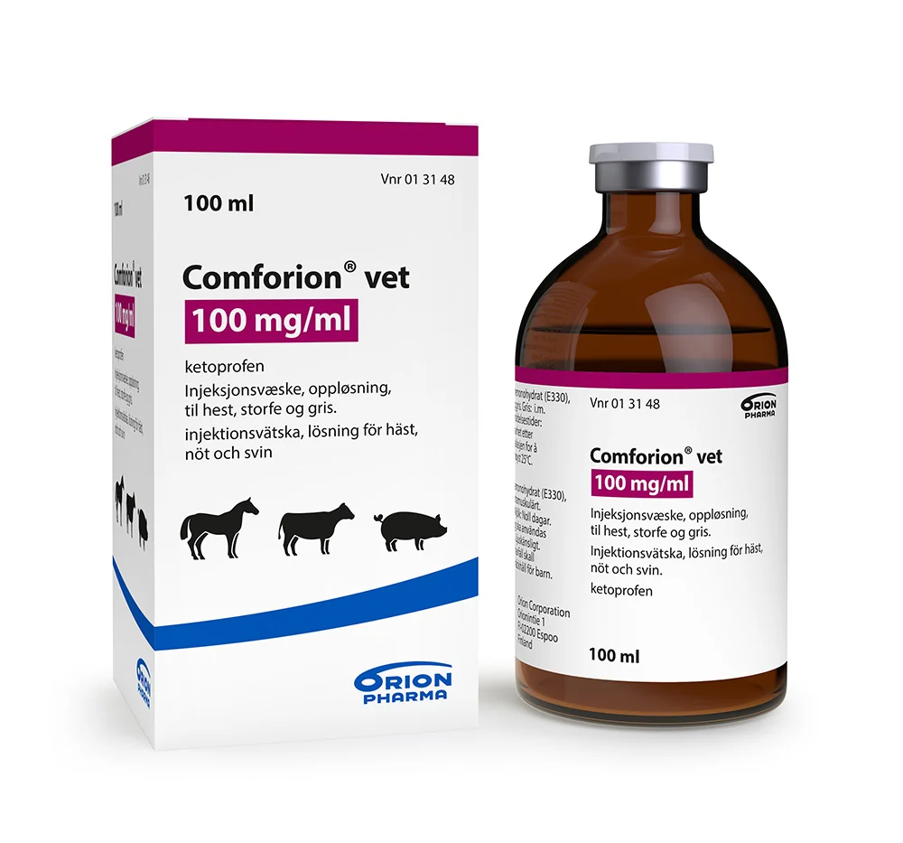 Comforion vet. 100 mg/ml 100 milliliter Injektionsvätska, lösning