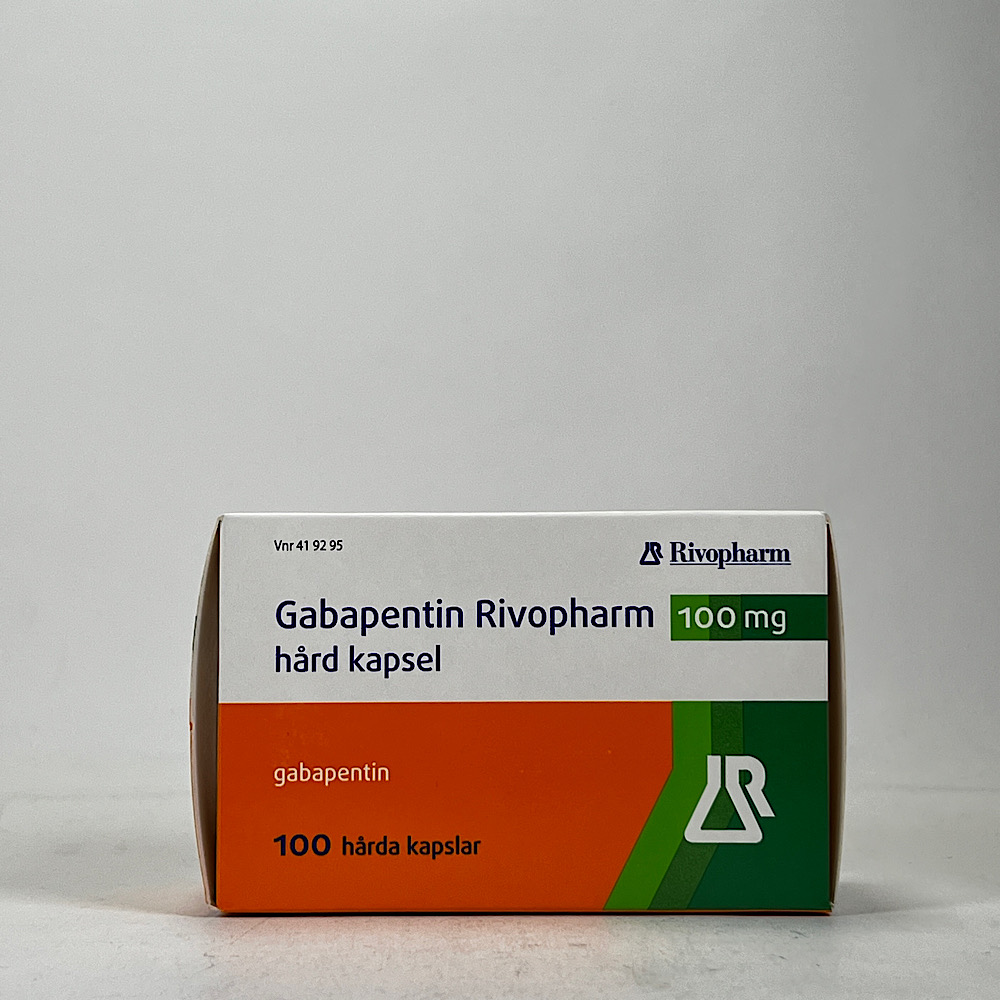 Gabapentin Rivopharm 100 mg 100 kapsel/kapslar Kapsel, hård
